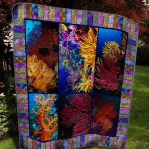 Coral Reef P060402 Quilt Blanket  Quilt